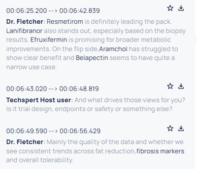 Techspert's Medical Transcripts in action