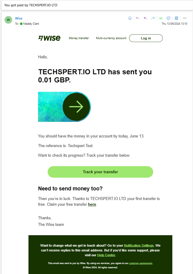 WiseFinalConfirmation