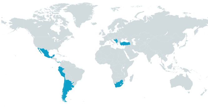 World map - orphan drugs market access