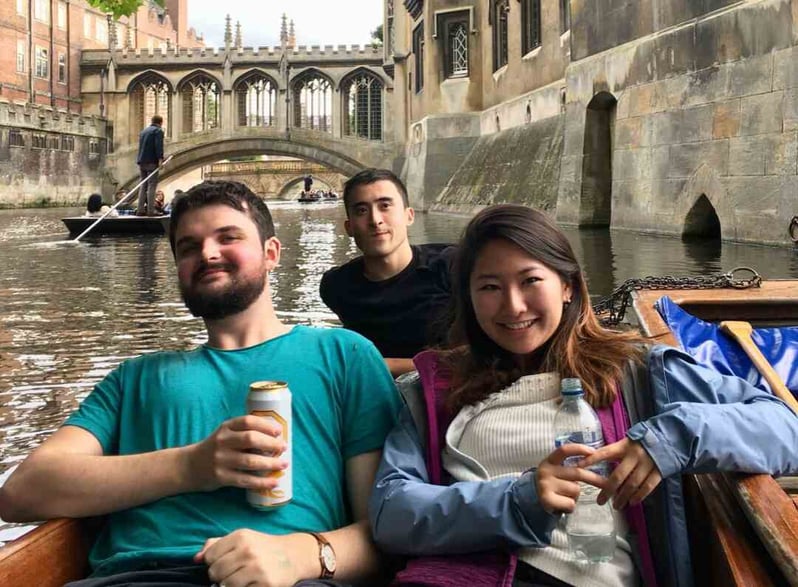 punting on the river cam